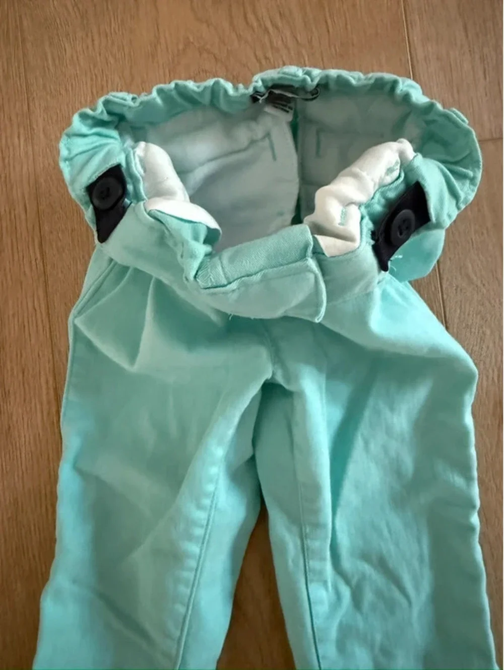 The Children’s Place Toddler Pants 2T Mint Aqua Adjustable Waist Chino Casual